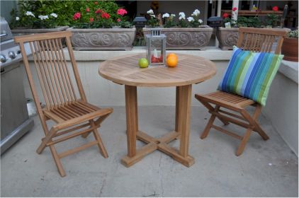 MONTAGE BRISTOL 3-PC DINING TABLE SET.