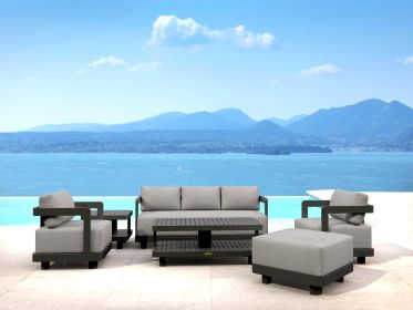 SET-901-AL 6-PC GRANADA ALUMINUM DEEP SEATING
